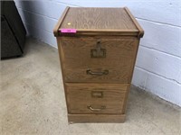 Modern Oak File Cabinet