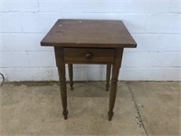 Antique 1 Drawer Softwood Stand