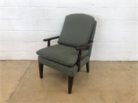 Upholstered Modern Chair with Wood Frame