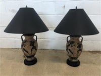 Pair of Pottery Decorative Modern Table Lamps