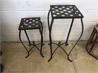 (2) Matching Metal Plant Stands