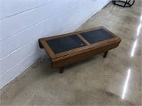 Drop Leaf Coffee Table with Slate Insert
