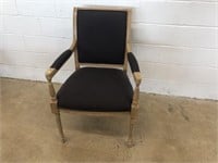 Decorative Upholstered Open Arm Chair