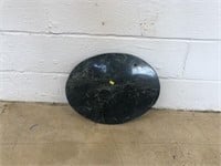Green Oval Piece of Marble