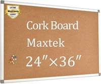 Cork Board Bulletin Board – 24 x 36