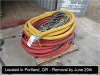 LOT, ASSORTED HOSE ON THIS PALLET (LOCATED IN 20'