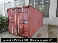 20'L X 8'W X 8-1/2'H SHIPPING CONTAINER, DOUBLE