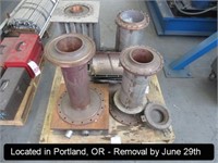 LOT, ASSORTED COPPER FIXTURES ON THIS PALLET