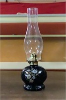 16 inch glass oil lamp