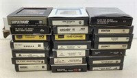 Lot of Vtg 8 Track Tapes 19 Tapes & 2 Head