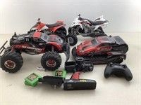 * Lot of (4) RC vehicles Not tested