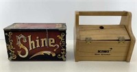 (2) Shoeshine Boxes