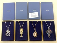(4) Nice VTG. Like New,  Avon Necklaces in ORG.