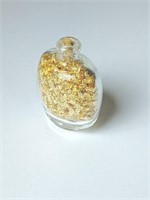 Tiny Jar of Gold Flakes