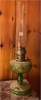 GREEN BASE OIL LAMP