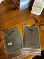 2 Vintage Ford Manuals