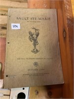 Sault Ste. Marie phonebook 1954