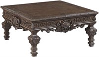 Charmond Traditional Square Cocktail Table, Brown