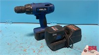 Delta Shopmaster 14.4volt drill w/2 batteries &