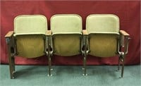 3 seat laminated theater style seat from Old