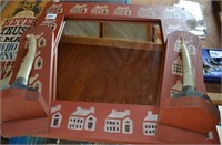 Amish Themed mirror and candle holder