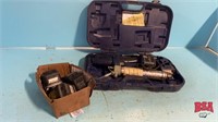 Lincoln 18v Grease Gun c/w 4 Batteries and Charger