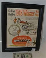 Whizzer Framed Advertising