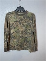 Vintage Long Sleeve Real Tree Camouflage Shirt