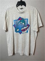 Vintage Dolphin Book graphic shirt