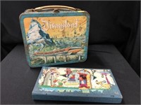 Disney Tin Litho Lunch Box & Pencil Box
