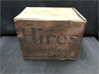 Hires Root Beer Wooden Box