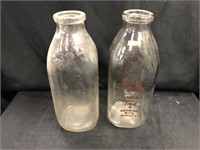 (2) Queen Dairy Milk Bottles