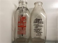 (2) Queen Dairy Milk Bottles