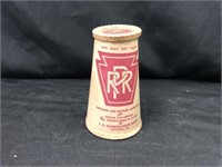 PA Railroad Cardboard Milk Canister