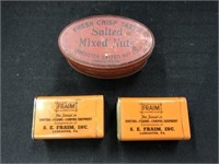(3) Lancaster County Advertising Tins