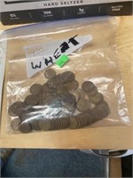 Wheat Pennies and old coins
