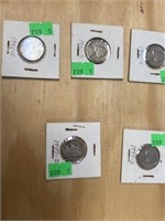 1941 & 1947 s Jefferson Nickels