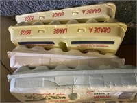 Egg cartons of golf balls