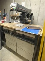 Craftsman electronic Radial saw, cabinet and