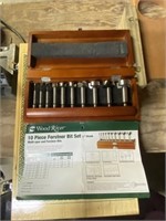 Complete set of Router bits 3/8 " shank