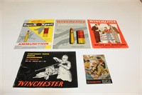 5 WINCHESTER PRICE LISTS FROM 1956