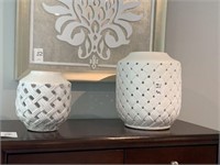 2PC DECO VASES