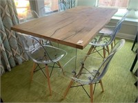 9PC TABLE & CHAIRS