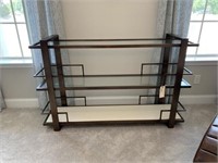 GLASS CONSOLE TABLE