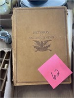 DICTIONARY OF UNITED STATES HISTORY / AS IS /