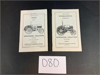 IH Instruction Books for Kerosene Tractors
