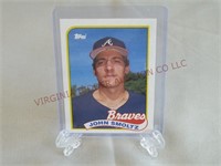 1989 John Smoltz Topps RC MLB Baseball Card