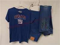 Womens ~ NY Giants L Shirt, Levis 501 & DG2 Jeans