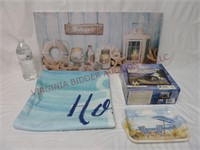 Beach ~ Canvas Print, Pillow Cover, Puzzle & Tray