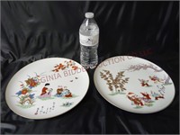 Fukagawa Porcelain Collector Plates ~ 2